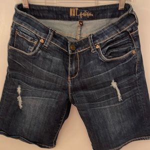 Kut from the Kloth Distressed denim shorts